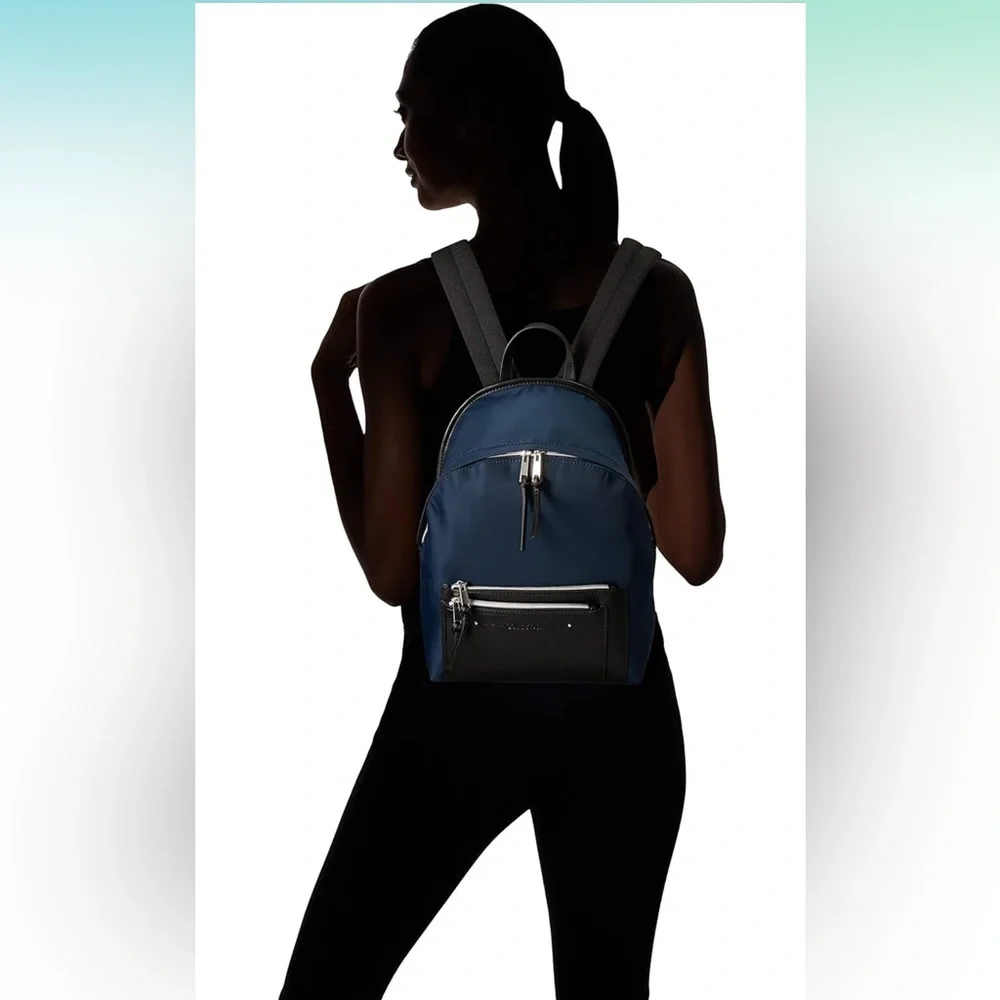 Calvin Klein Lisa Nylon Navy Backpack